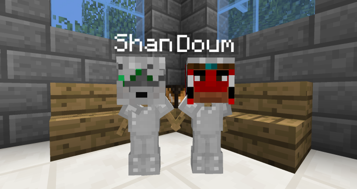 Shan et Doum en mini Armor Stands